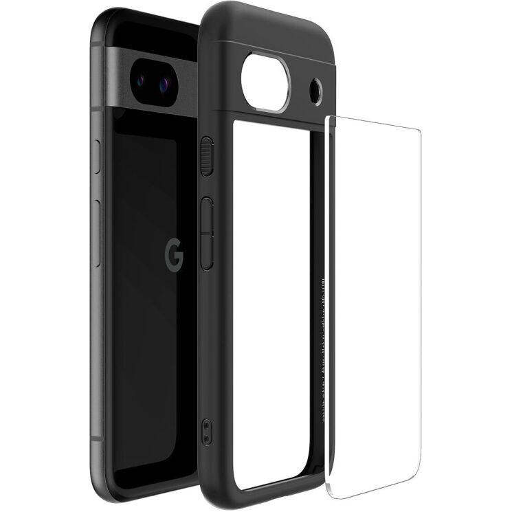 Защитный чехол Spigen (SGP) Ultra Hybrid для Google Pixel 8A - Matte Black: фото 5 из 14