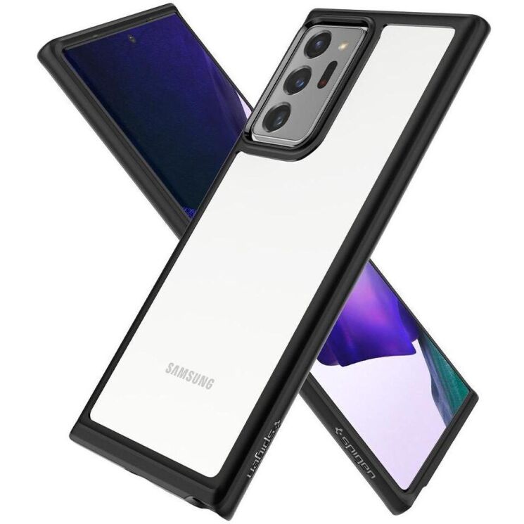 Защитный чехол Spigen (SGP) Ultra Hybrid для Samsung Galaxy Note 20 Ultra (N985) ACS01394 - Matte Black: фото 5 из 10