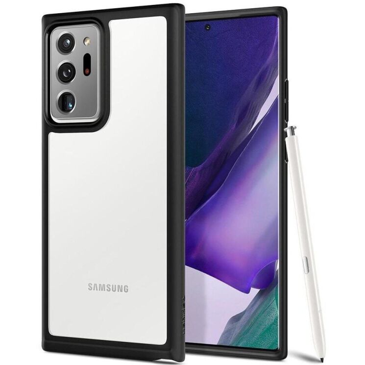 Защитный чехол Spigen (SGP) Ultra Hybrid для Samsung Galaxy Note 20 Ultra (N985) ACS01394 - Matte Black: фото 3 из 10