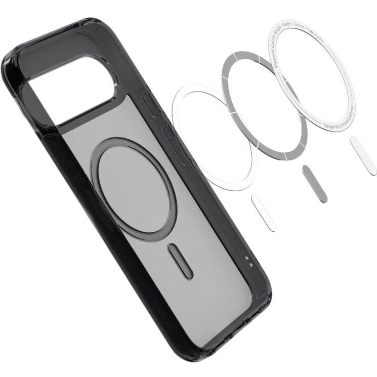 Захисний чохол Spigen (SGP) Ultra Hybrid (MagFit) для Google Pixel 10 / 10 Pro (ACS09703) - Black: фото 5 з 17