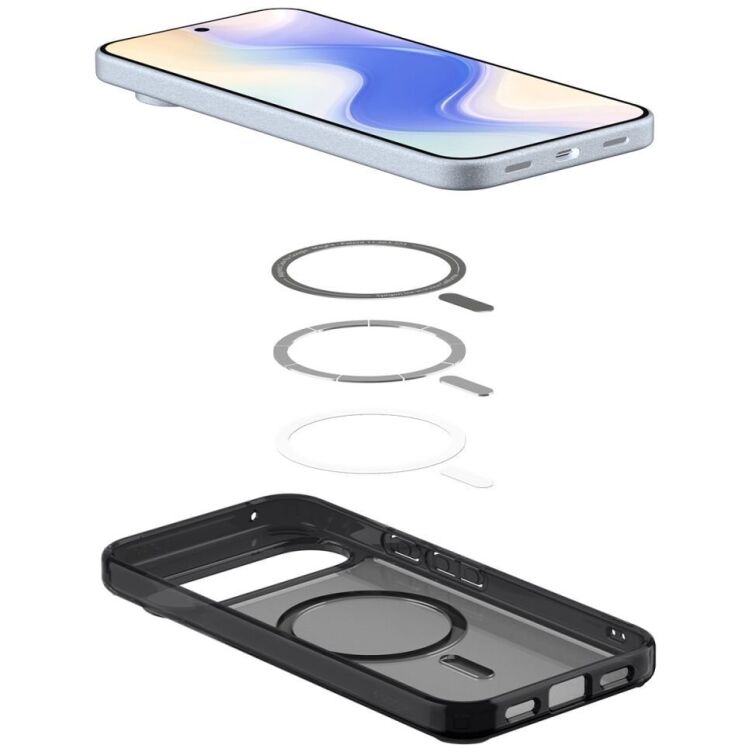 Захисний чохол Spigen (SGP) Ultra Hybrid (MagFit) для Google Pixel 10 / 10 Pro (ACS09703) - Black: фото 6 з 17