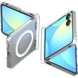 Захисний чохол Spigen (SGP) Ultra Hybrid Pro (MagFit) для Samsung Galaxy Flip 7 (ACS09559) - Clear / White (383937W)