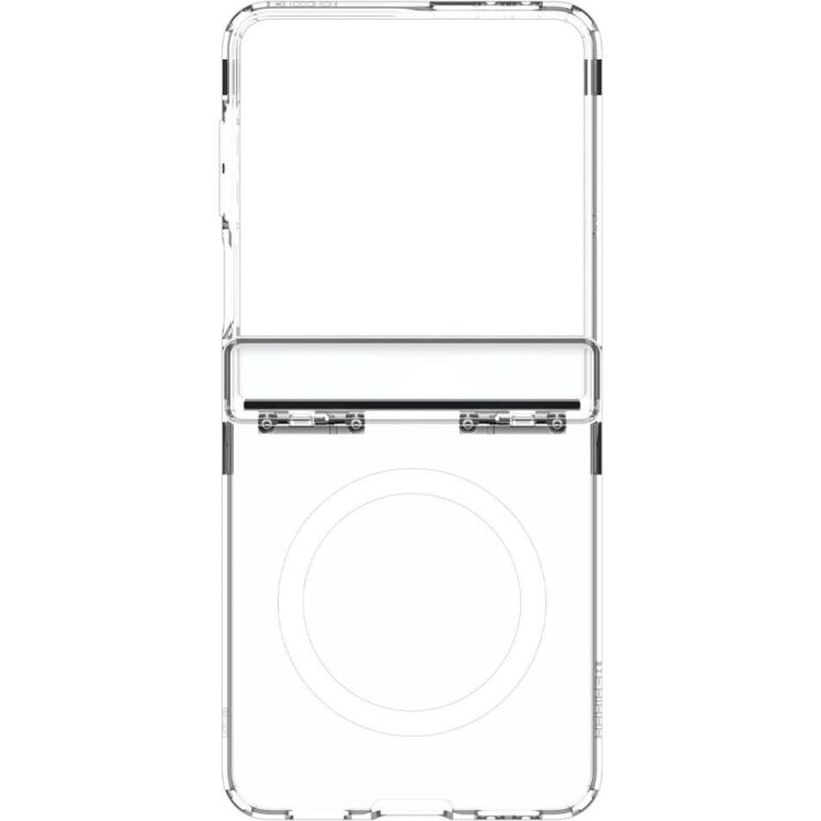 Защитный чехол Spigen (SGP) Ultra Hybrid Pro (MagFit) для Samsung Galaxy Flip 7 (ACS09559) - Clear / White: фото 6 из 24