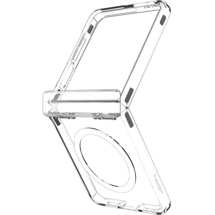 Защитный чехол Spigen (SGP) Ultra Hybrid Pro (MagFit) для Samsung Galaxy Flip 7 (ACS09559) - Clear / White: фото 4 из 24