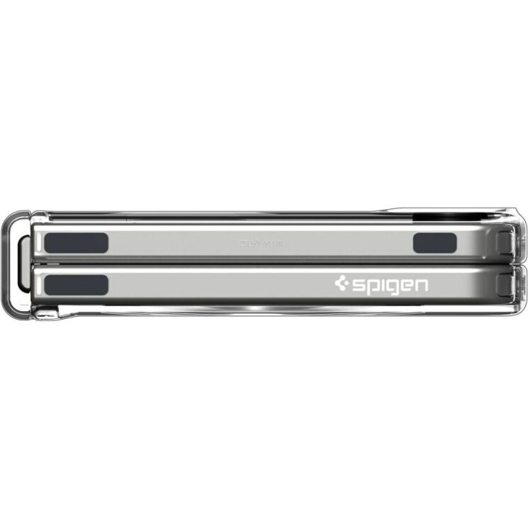 Защитный чехол Spigen (SGP) Ultra Hybrid Pro (MagFit) для Samsung Galaxy Flip 7 (ACS09559) - Clear / White: фото 17 из 24