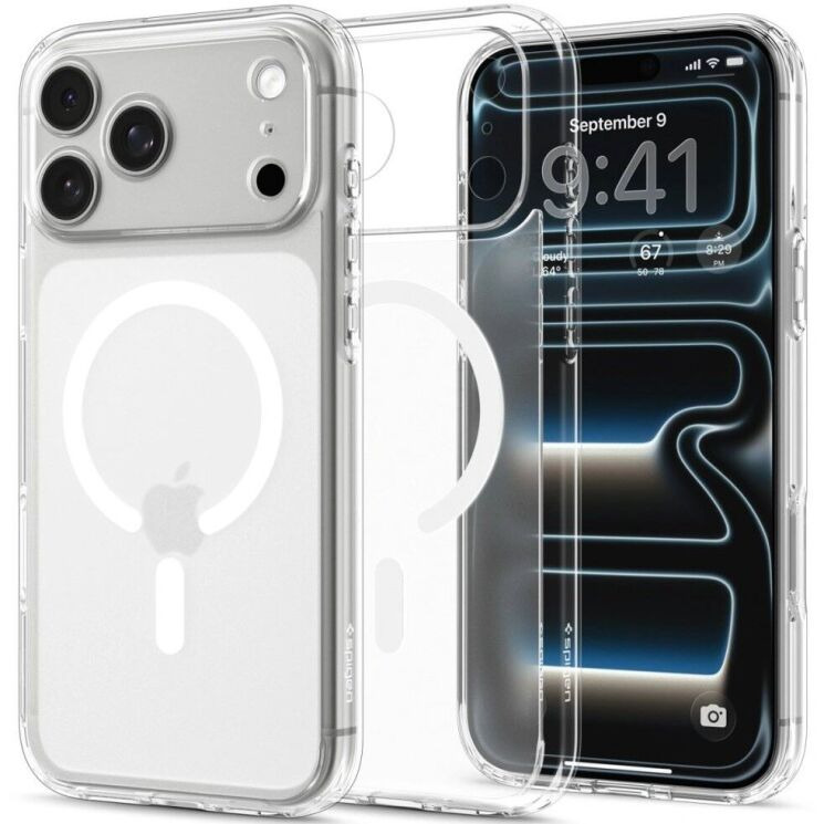 Защитный чехол Spigen Ultra Hybrid MagSafe для iPhone 18 Pro Max (ACS12124) - Frost White (4403103T) Защитный чехол Spigen Ultra Hybrid MagSafe для iPhone 18 Pro Max (ACS12124) - Frost White: фото 1 из 13