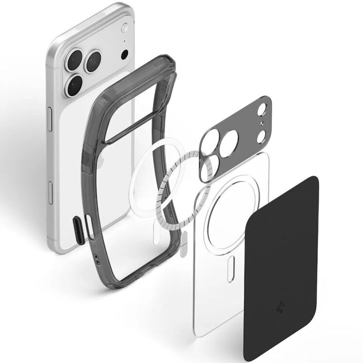 Захисний чохол Spigen Ultra Hybrid T MagFit для iPhone 18 Pro Max (ACS12134) - Matte Black: фото 4 з 14
