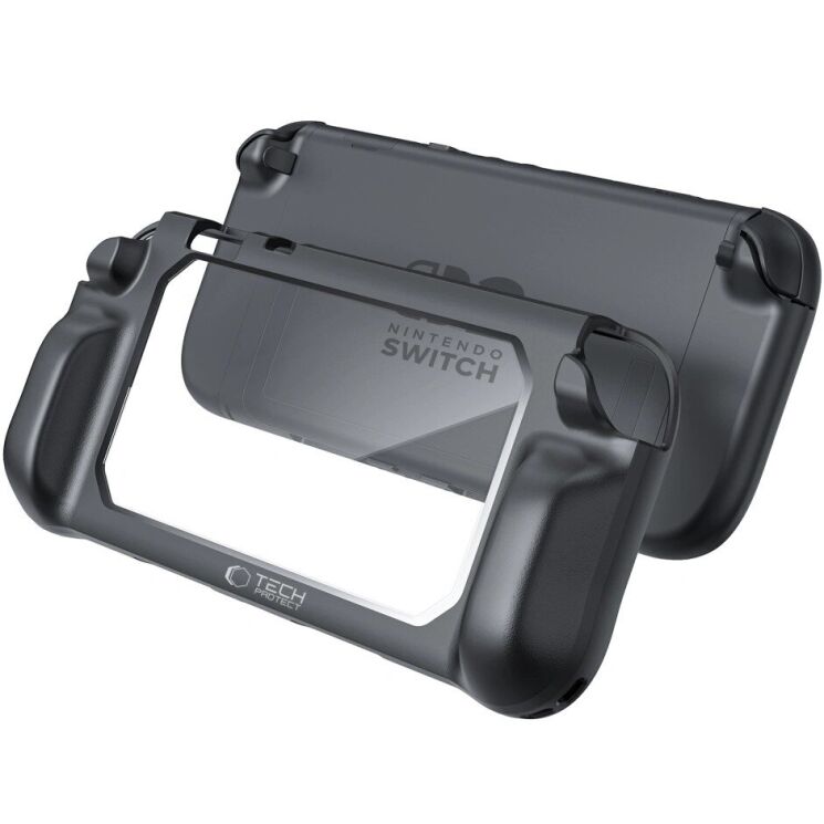 Защитный чехол Tech-Protect Magmat (FC) для Nintendo Switch 2 - Black Clear: фото 3 из 7