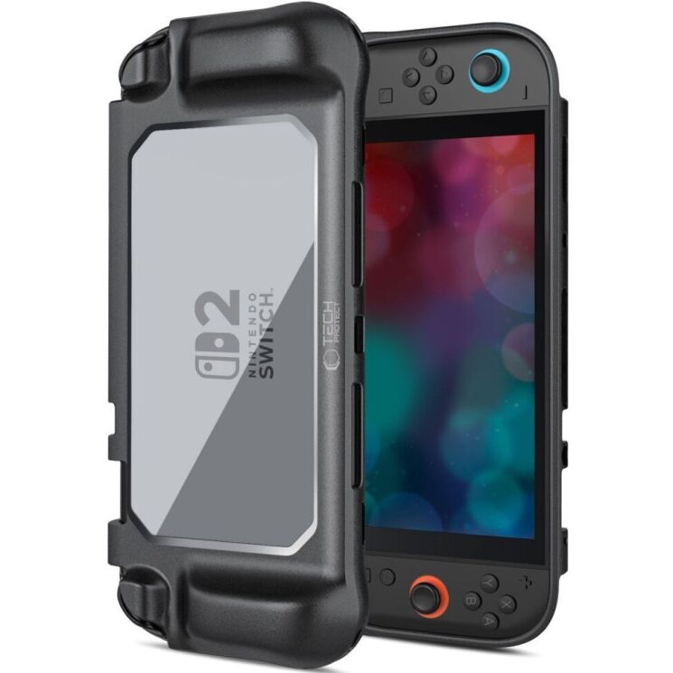 Защитный чехол Tech-Protect Magmat (FC) для Nintendo Switch 2 - Black Clear: фото 1 из 7
