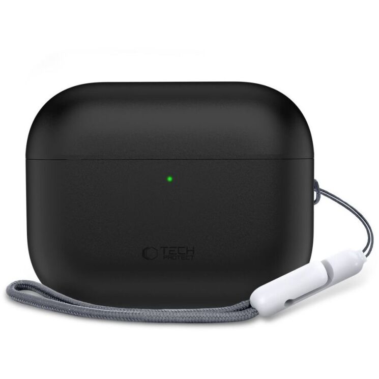 Защитный чехол Tech-Protect Silicone Case для AirPods Pro 3 - Black: фото 3 из 7