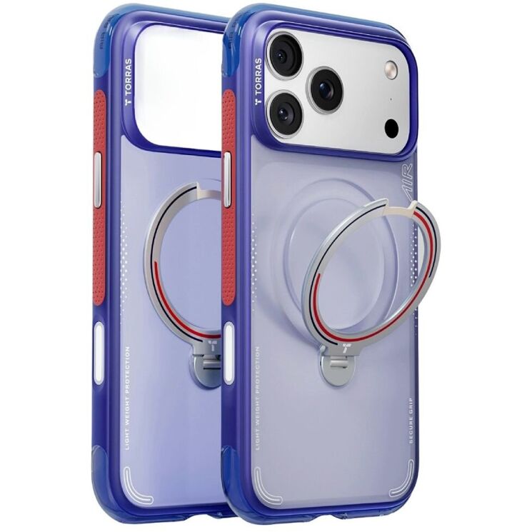 Защитный чехол TORRAS Ostand Q3 Air Football Limited для iPhone 17 Pro - Japan Horizon (403246V) Защитный чехол TORRAS Ostand Q3 Air Football Limited для iPhone 17 Pro - Japan Horizon: фото 3 из 12
