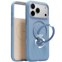 Захисний чохол TORRAS Ostand Q3 Silicone Wind (with MagSafe) для Apple iPhone 18 Pro / 17 Pro - Blue: фото 1 з 8