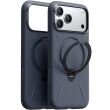 Чохол з кільцем-підставкою TORRAS Ostand Q3 Silicone (with MagSafe) для iPhone 17 Pro Max - Dark Blue (387428DB)