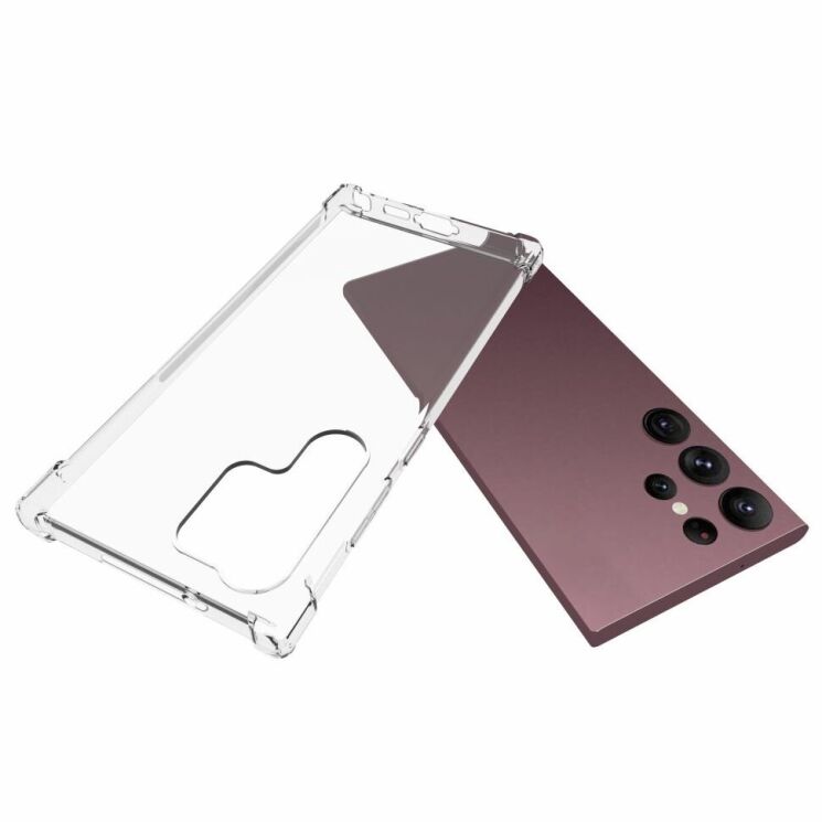 Защитный чехол UniCase AirBag для Samsung Galaxy S23 Ultra - Transparent: фото 5 из 6