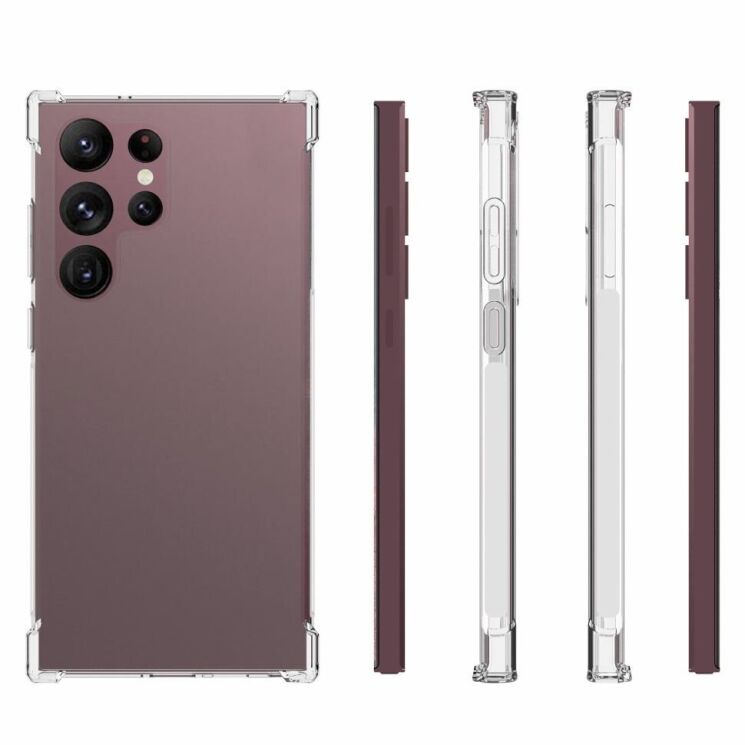 Защитный чехол UniCase AirBag для Samsung Galaxy S23 Ultra - Transparent: фото 6 из 6