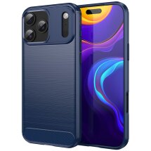 Захисний чохол UniCase Carbon для Apple iPhone 17 Pro Max - Blue: фото 1 з 11