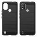 Защитный чехол UniCase Carbon для Nokia C21 Plus - Black (299909B). Фото 2 из 8