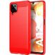 Защитный чехол UniCase Carbon для Samsung Galaxy A12 (A125) / A12 Nacho (A127) - Red (368605R). Фото 1 из 10