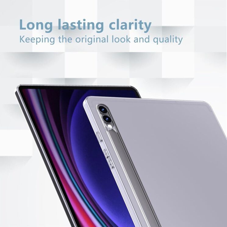 Защитный чехол UniCase Clear Protective для Samsung Galaxy Tab S10 Ultra - Transparent: фото 7 из 7