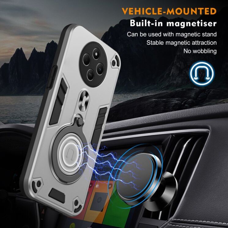 Защитный чехол UniCase Cosmic Armor для Xiaomi Redmi 14C / Redmi A4 5G / Poco C75 - Black: фото 8 из 8