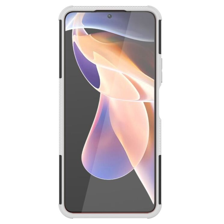 Противоударный чехол UniCase Hybrid X для Xiaomi Redmi Note 11 Pro (Chinese) / Note 11 Pro+ - White: фото 4 из 18