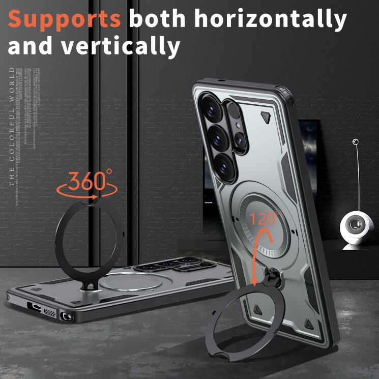 Захисний чохол UniCase Lander Armor для Samsung Galaxy S26 Ultra (S948) - Grey (406272H) Захисний чохол UniCase Lander Armor для Samsung Galaxy S26 Ultra (S948) - Grey: фото 6 з 6