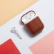 Защитный чехол UniCase Leather Cover для Apple AirPods 1 / 2 - Brown (247303Z). Фото 12 из 14