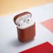 Защитный чехол UniCase Leather Cover для Apple AirPods 1 / 2 - Brown (247303Z). Фото 14 из 14