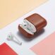 Защитный чехол UniCase Leather Cover для Apple AirPods 1 / 2 - Brown (247303Z). Фото 13 из 14