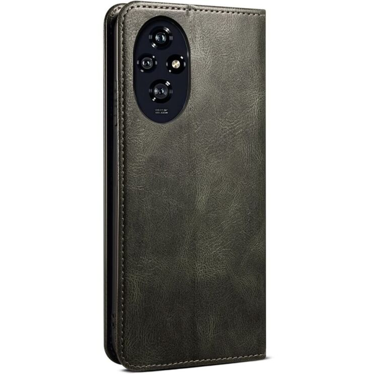 Защитный чехол UniCase Leather Wallet для Honor 200 Pro - Green: фото 6 из 6