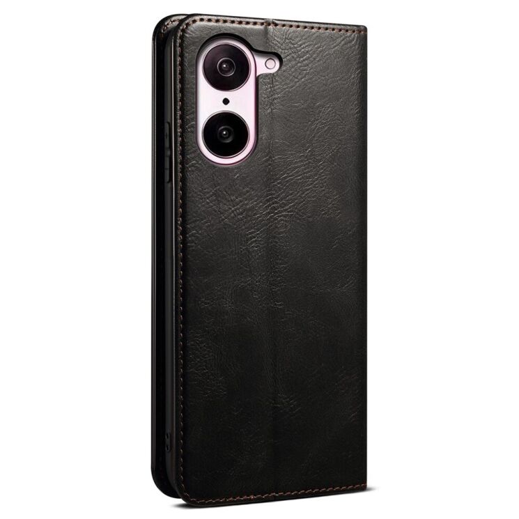 Захисний чохол UniCase Leather Wallet для OnePlus Nord CE 5 / Ace 5 Racing - Black: фото 6 з 6
