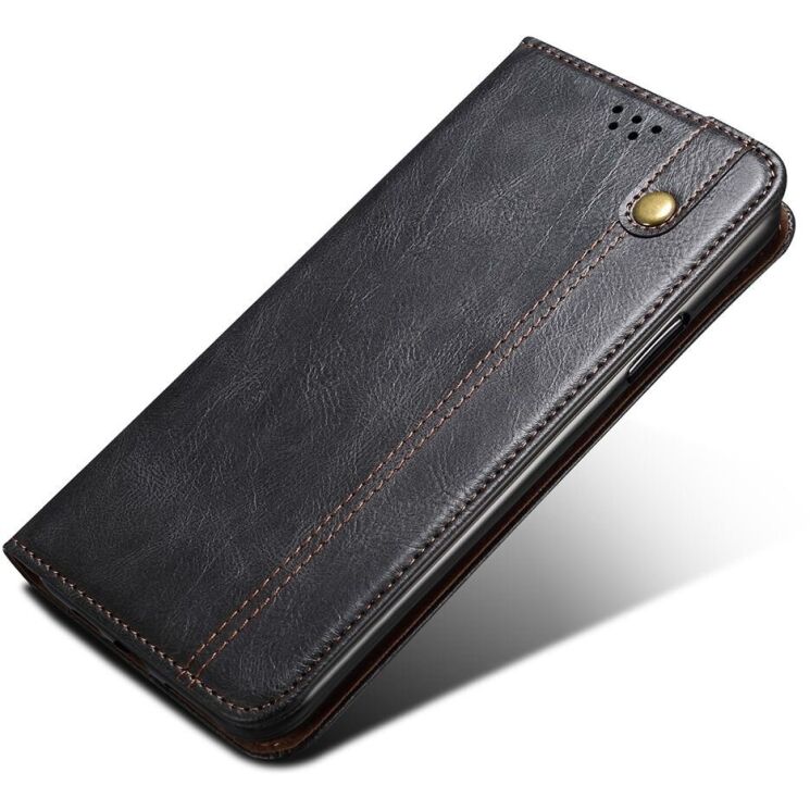 Защитный чехол UniCase Leather Wallet для Samsung Galaxy A25 (A256) - Black: фото 5 из 12
