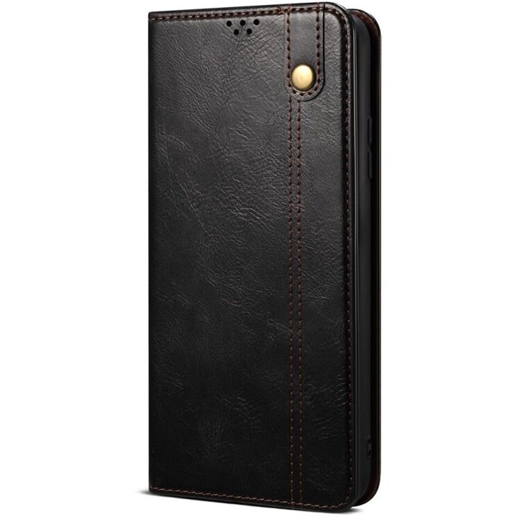 Защитный чехол UniCase Leather Wallet для Samsung Galaxy A25 (A256) - Black: фото 7 из 12