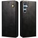 Защитный чехол UniCase Leather Wallet для Samsung Galaxy M15 (M156) - Black (349535B). Фото 1 из 6