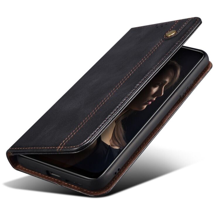 Защитный чехол UniCase Leather Wallet для Samsung Galaxy M15 (M156) - Black: фото 4 из 6