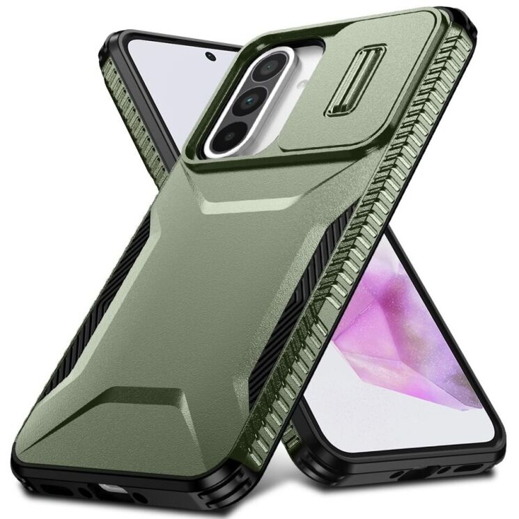 Защитный чехол UniCase Shuttle Guard для Samsung Galaxy A36 (A366) / A56 (A566) - Green: фото 2 из 7