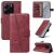 Защитный чехол UniCase T-Shape Lines для Xiaomi Redmi Note 14 4G - Wine Red: фото 1 из 8