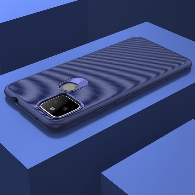 Захисний чохол UniCase Twill Soft для Google Pixel 5a - Black: фото 8 з 8