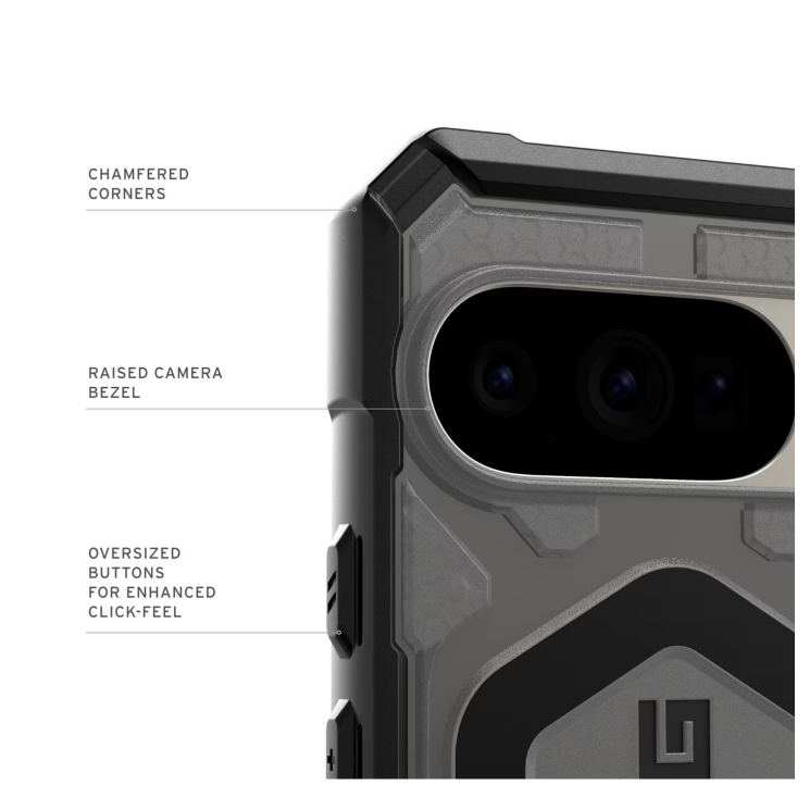 Захисний чохол URBAN ARMOR GEAR Pathfinder Clear Pro для Google Pixel 10 Pro (614469113140) - Ash: фото 6 з 9