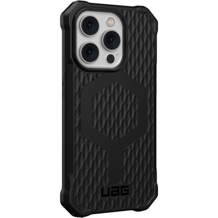 Защитный чехол URBAN ARMOR GEAR (UAG) Essential Armor MagSafe для Apple iPhone 14 Pro - Black: фото 2 из 9