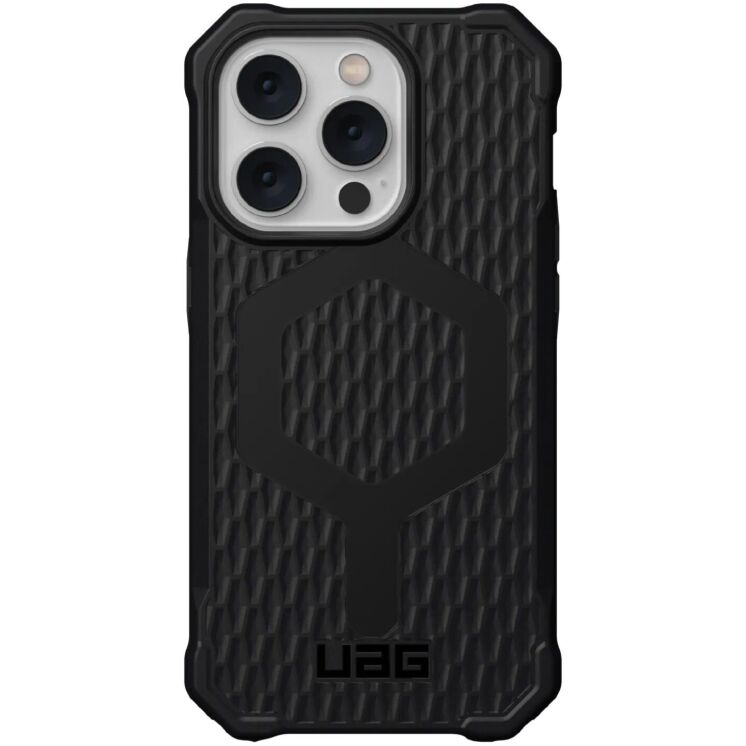 Защитный чехол URBAN ARMOR GEAR (UAG) Essential Armor MagSafe для Apple iPhone 14 Pro - Black: фото 1 из 9