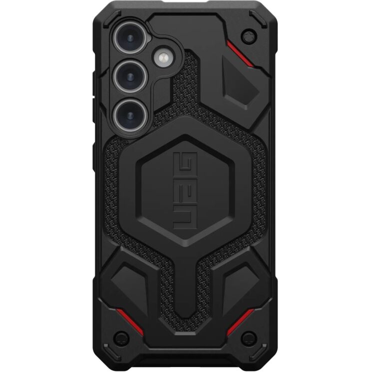 Защитный чехол URBAN ARMOR GEAR (UAG) Monarch Kevlar Series для Samsung Galaxy S24 (S921) - Kevlar Black: фото 1 из 13