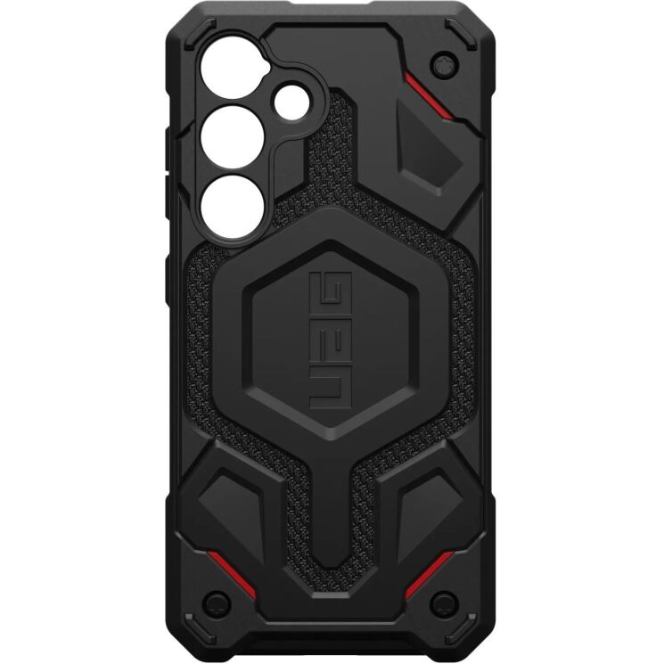 Защитный чехол URBAN ARMOR GEAR (UAG) Monarch Kevlar Series для Samsung Galaxy S24 (S921) - Kevlar Black: фото 7 из 13