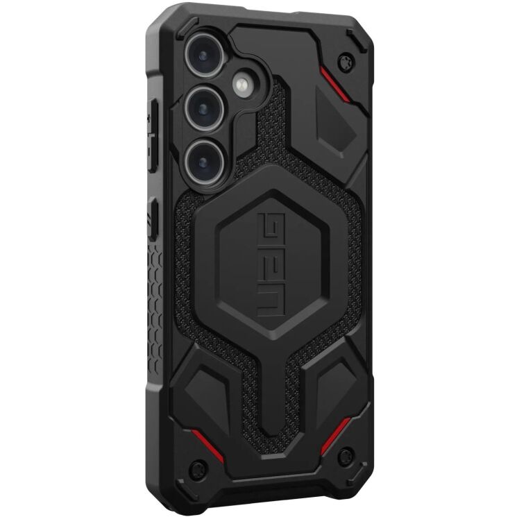 Защитный чехол URBAN ARMOR GEAR (UAG) Monarch Kevlar Series для Samsung Galaxy S24 (S921) - Kevlar Black: фото 3 из 13