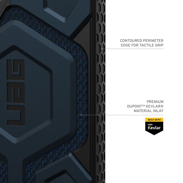 Защитный чехол URBAN ARMOR GEAR (UAG) Monarch Kevlar Series для Samsung Galaxy S24 (S921) - Kevlar Black: фото 12 из 13