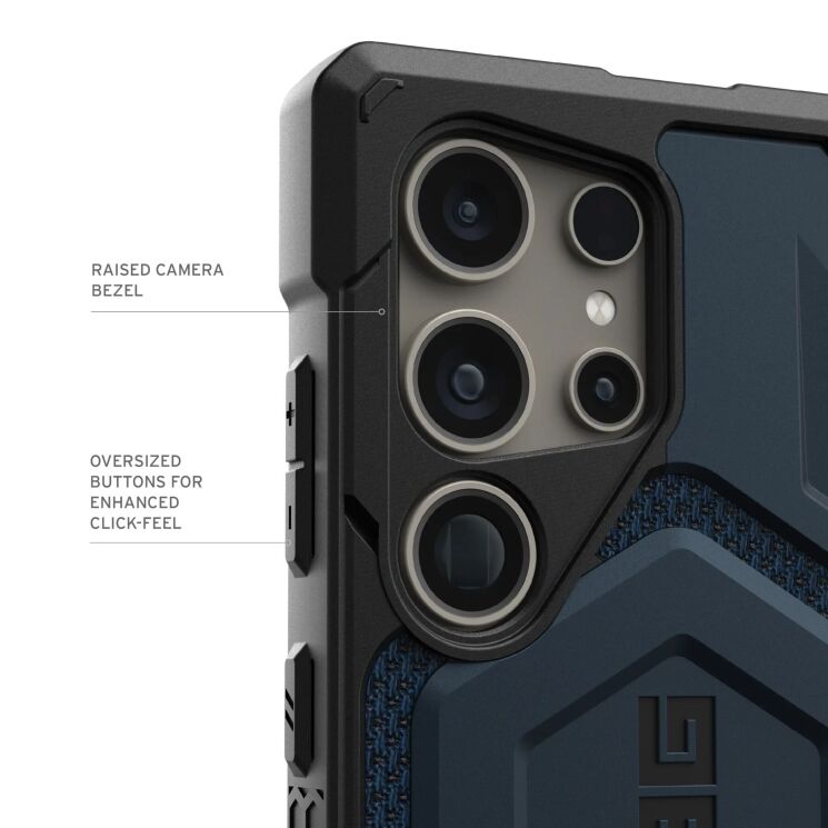 Защитный чехол URBAN ARMOR GEAR (UAG) Monarch Kevlar Series для Samsung Galaxy S24 (S921) - Kevlar Black: фото 10 из 13