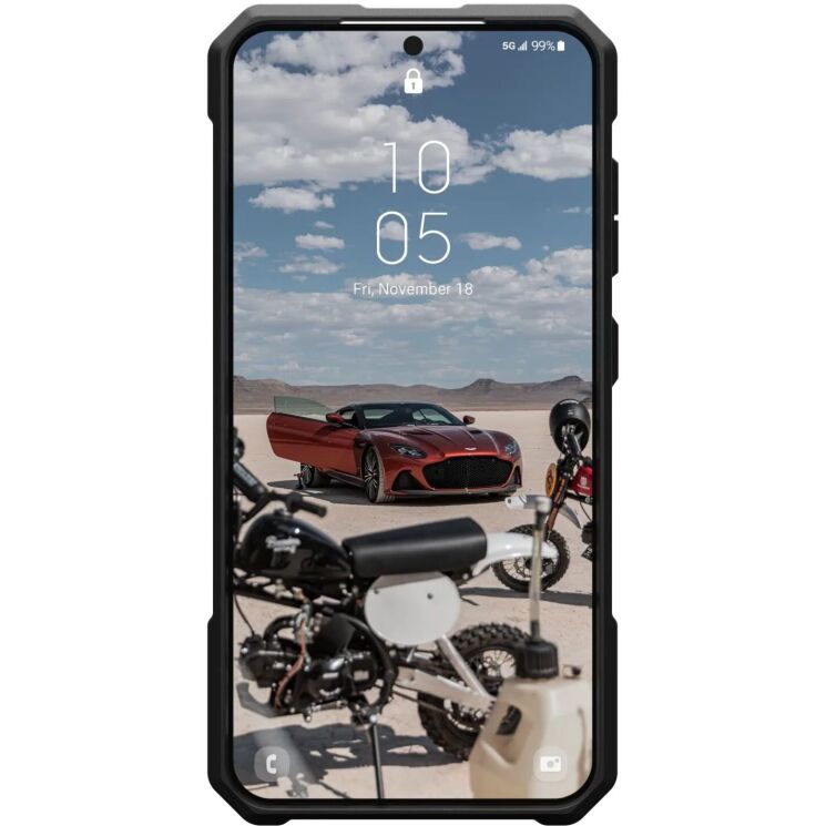 Защитный чехол URBAN ARMOR GEAR (UAG) Monarch Kevlar Series для Samsung Galaxy S24 (S921) - Kevlar Black: фото 6 из 13