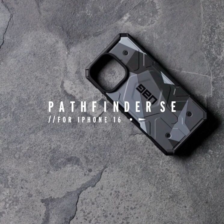 Захисний чохол URBAN ARMOR GEAR (UAG) Pathfinder SE MagSafe для Apple iPhone 16 Pro - Geo Camo: фото 7 з 8