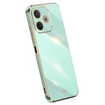 Защитный чехол XINLI Porcelain Design для OPPO A5 Pro (4G/5G) - Cyan: фото 1 из 6