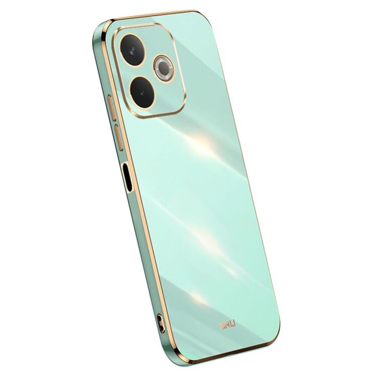 Защитный чехол XINLI Porcelain Design для OPPO A5 Pro (4G/5G) - Cyan: фото 1 из 6
